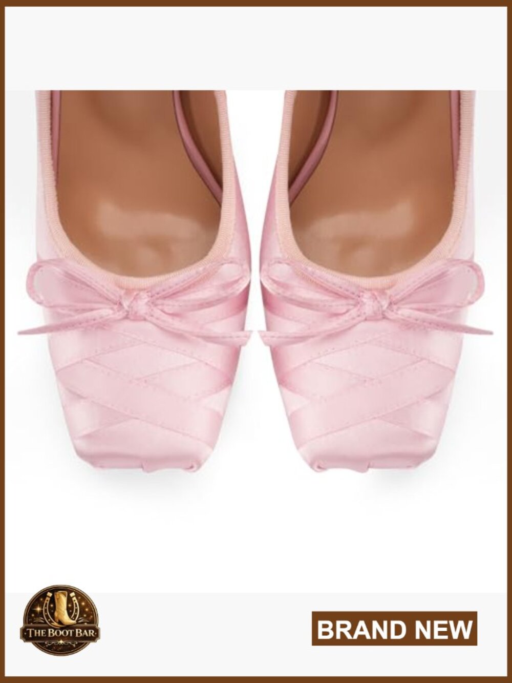 Satin Ballet Heels Lace Up Bow Square Toe Stiletto High Lolita Mary Janes Pumps - Picture 6 of 7